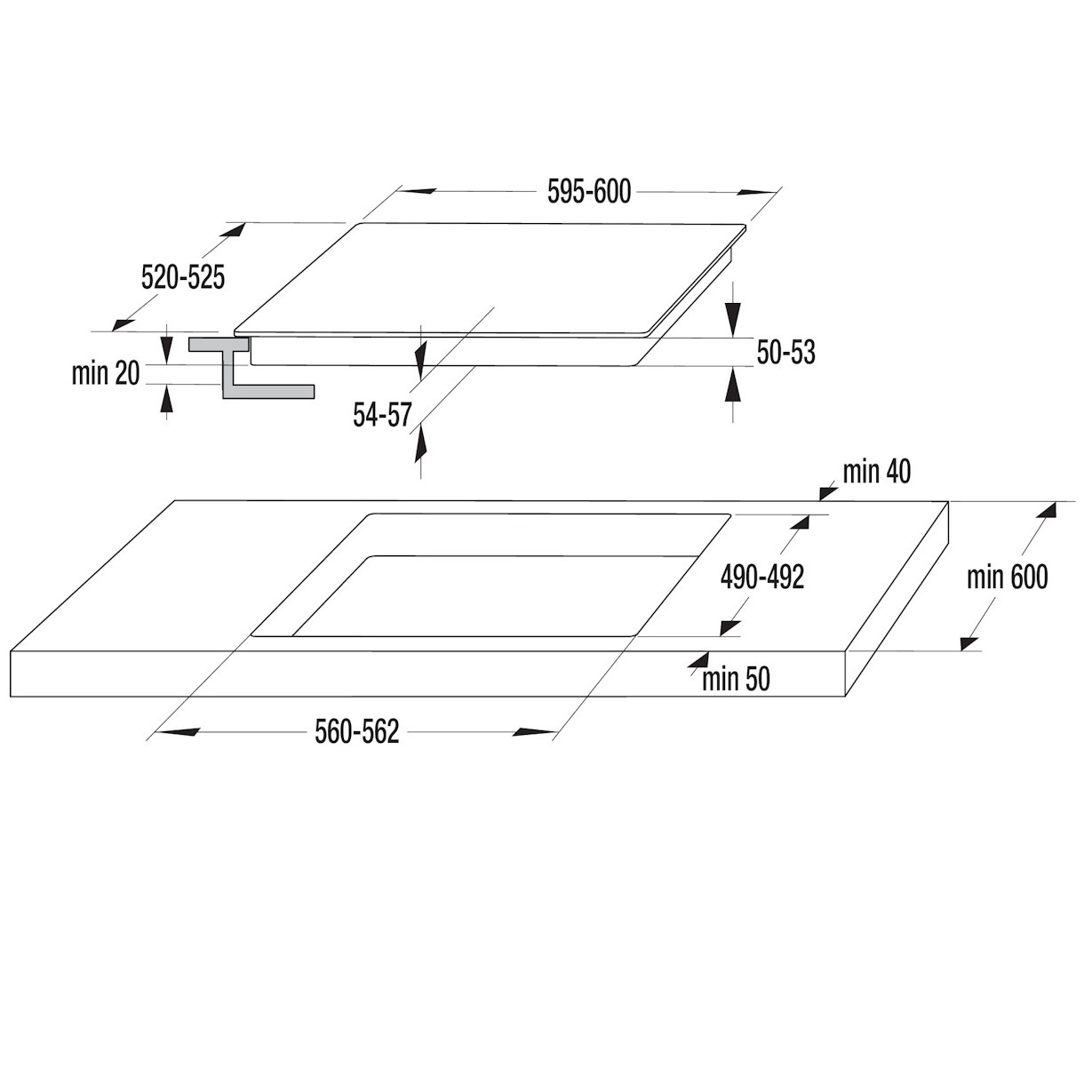 Sklokeramická varná deska MORA VDSS654FF